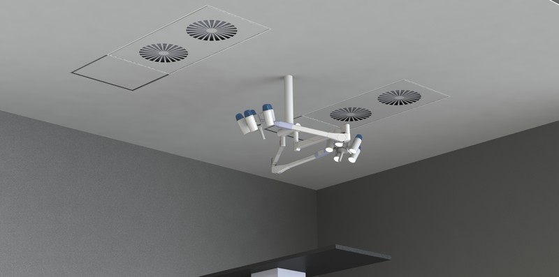 Recirculation air unit with turbulent mixing ventilation | ADMECO